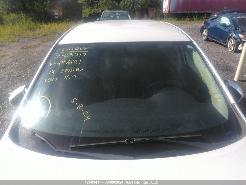 2014 Nissan Sentra VIN: 3N1AB7AP2EL696621 Lot: 12063417