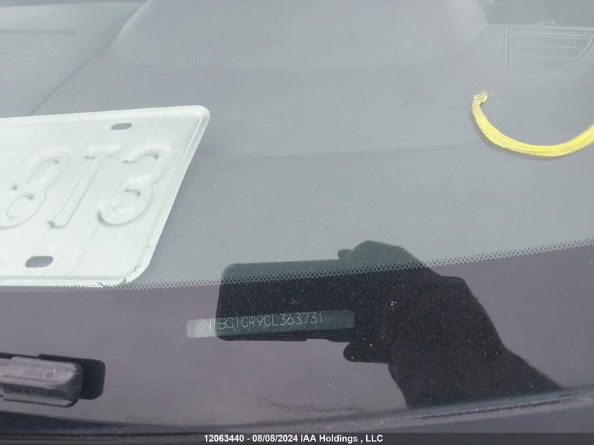 2012 Nissan Versa 1.8 S VIN: 3N1BC1CP9CL363731 Lot: 12063440