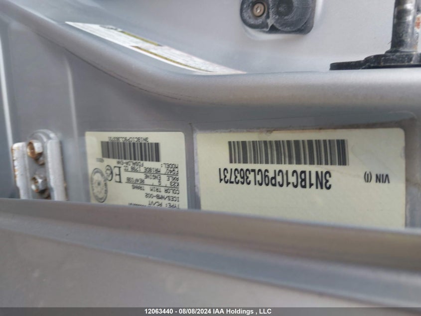 2012 Nissan Versa 1.8 S VIN: 3N1BC1CP9CL363731 Lot: 12063440