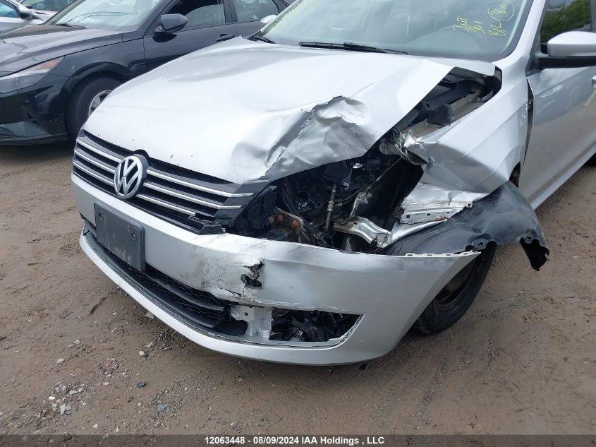 2013 Volkswagen Passat VIN: 1VWAH7A31DC007278 Lot: 12063448