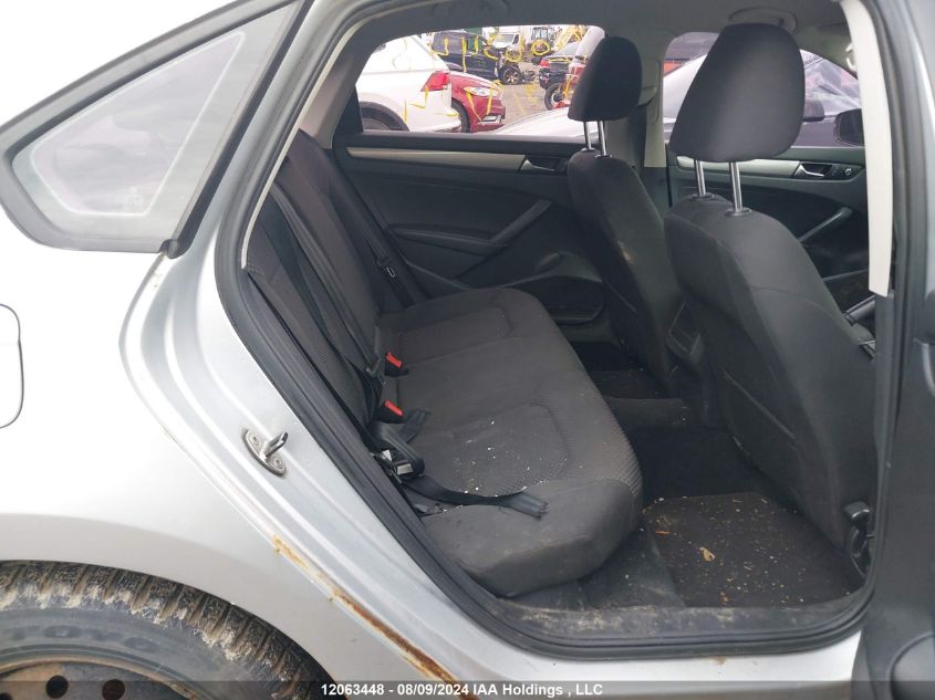 2013 Volkswagen Passat VIN: 1VWAH7A31DC007278 Lot: 12063448