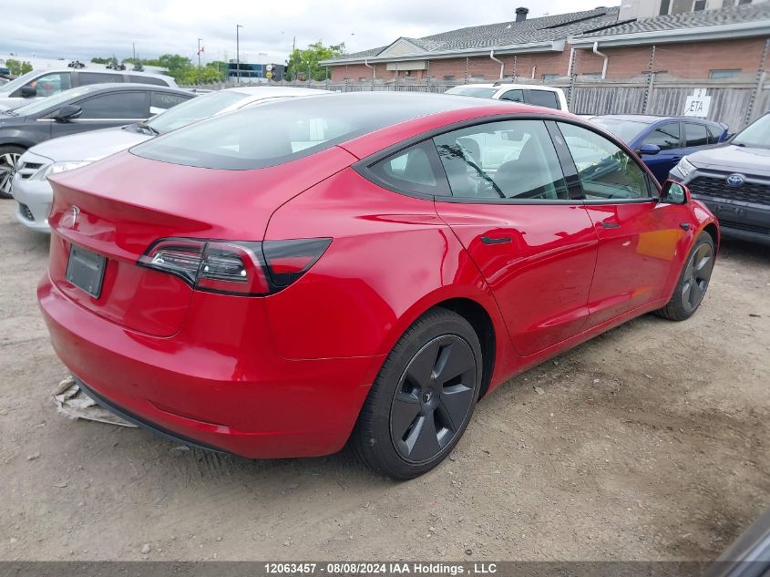 2023 Tesla Model 3 VIN: 5YJ3E1EAXPF385276 Lot: 12063457