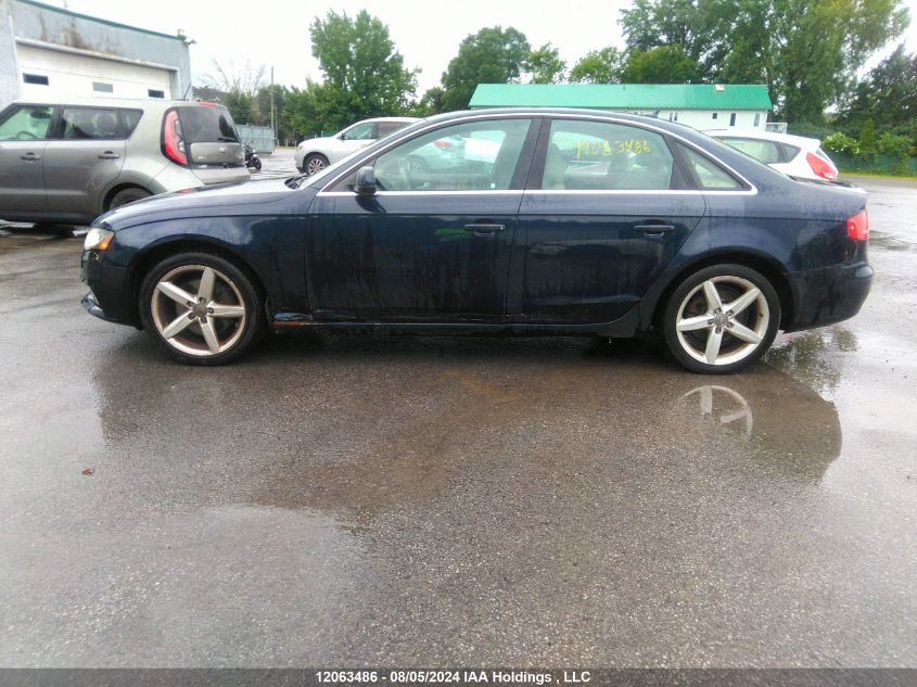 2010 Audi A4 VIN: WAUFFCFL4AN029000 Lot: 12063486