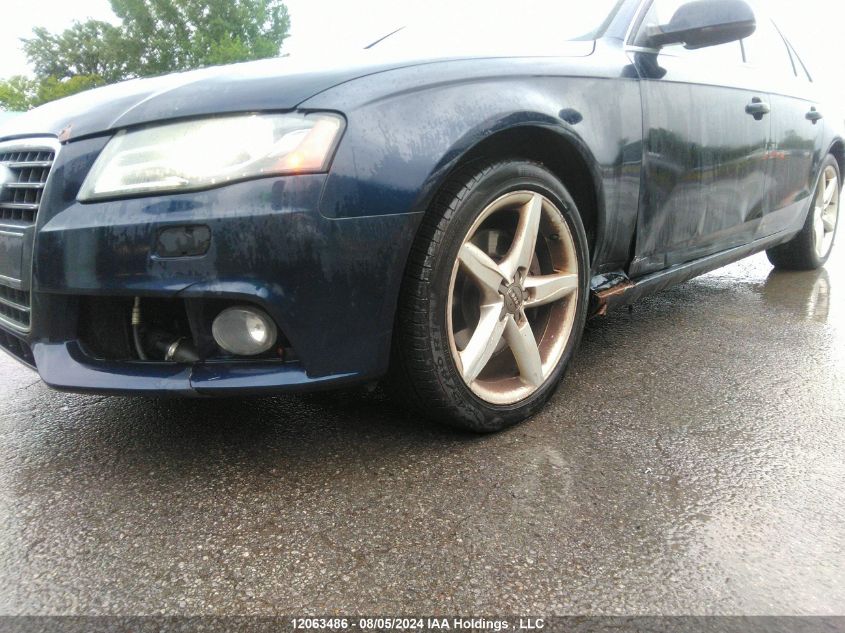 2010 Audi A4 VIN: WAUFFCFL4AN029000 Lot: 12063486
