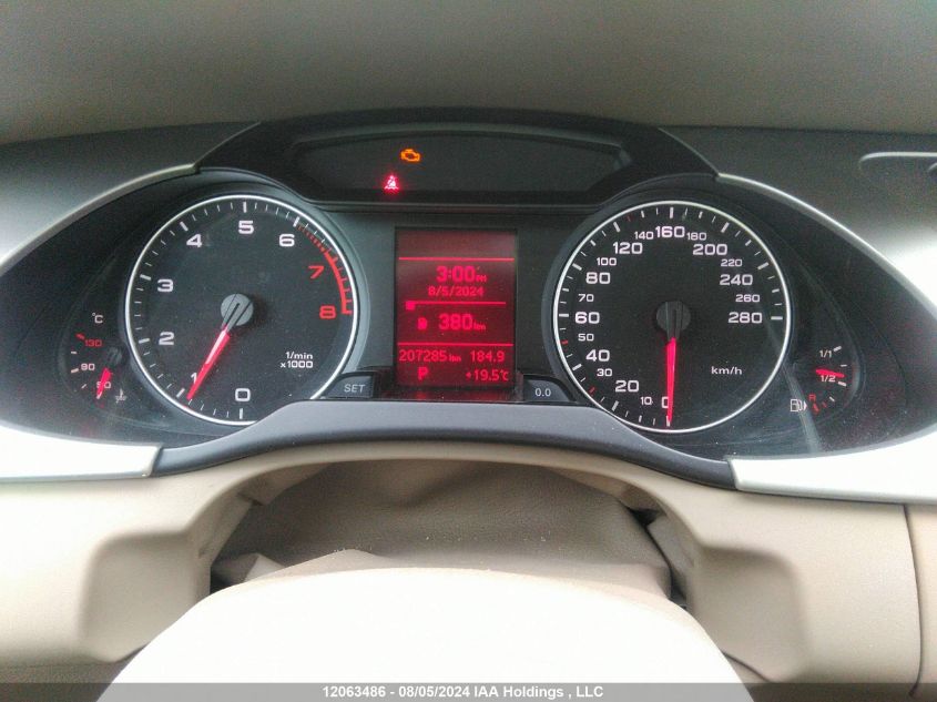 2010 Audi A4 VIN: WAUFFCFL4AN029000 Lot: 12063486