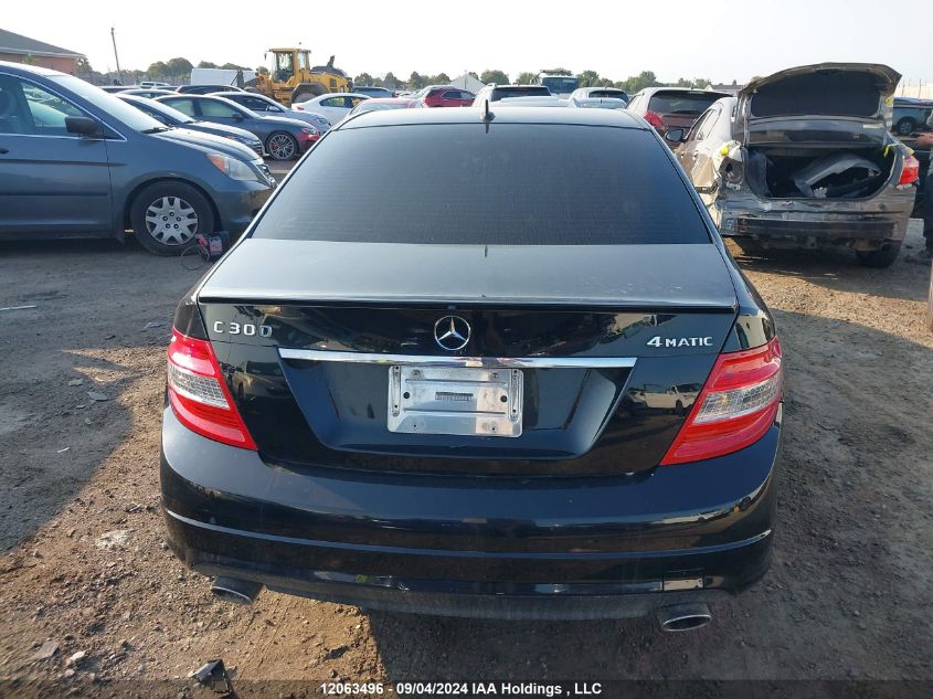 2009 Mercedes-Benz C-Class VIN: WDDGF81X09F300970 Lot: 12063496