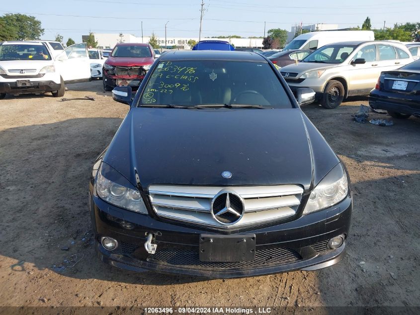 2009 Mercedes-Benz C-Class VIN: WDDGF81X09F300970 Lot: 12063496