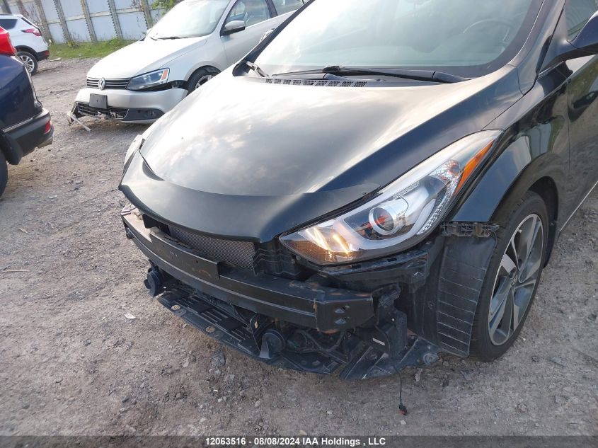 2016 Hyundai Elantra Limited VIN: KMHDH4AH1GU606962 Lot: 12063516