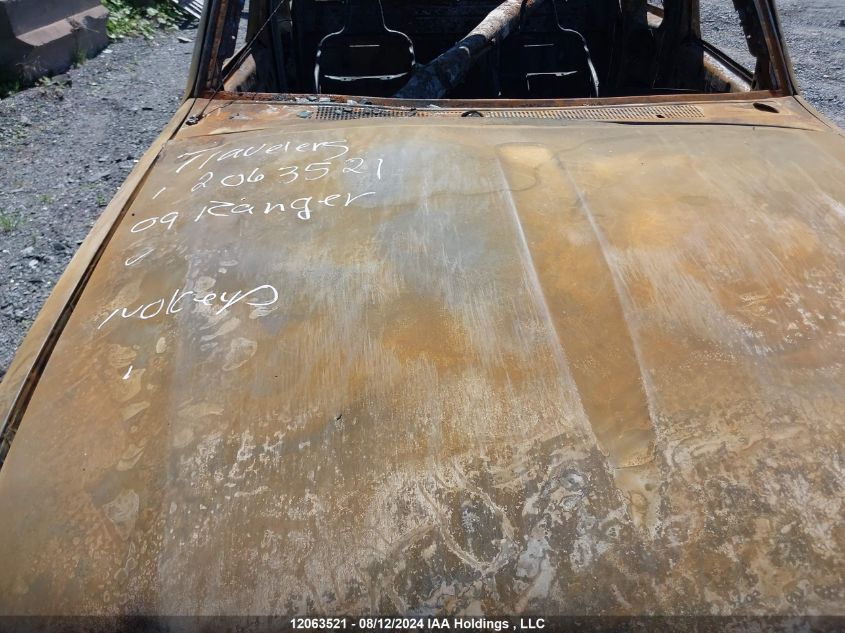 2009 Ford Ranger Super Cab VIN: 1FTYR44E19PA40405 Lot: 12063521