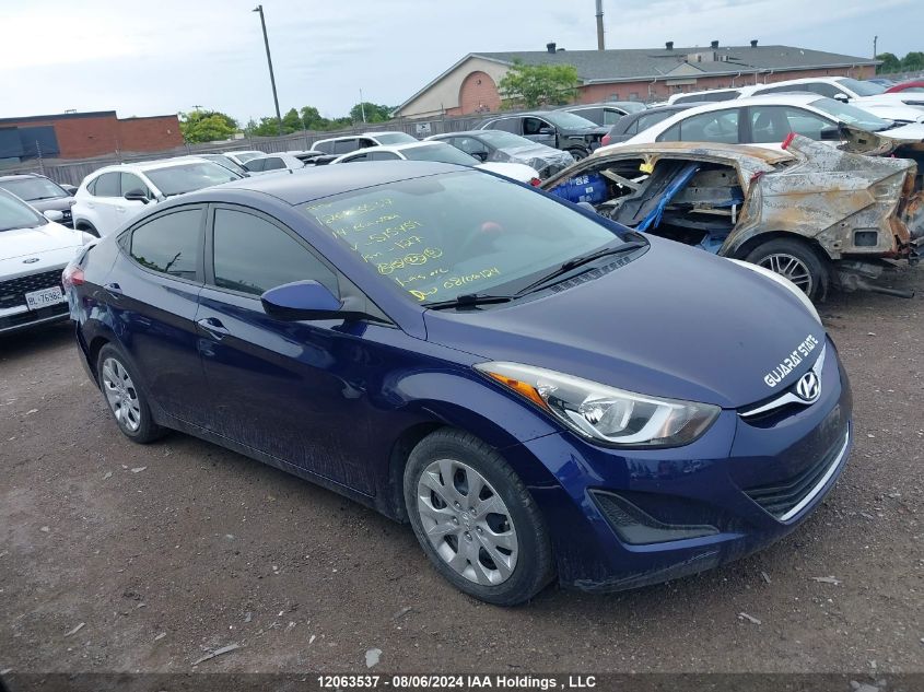 2014 Hyundai Elantra Se/Sport/Limited VIN: 5NPDH4AE6EH515459 Lot: 12063537