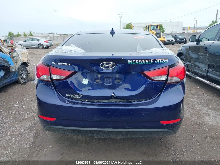 2014 Hyundai Elantra Se/Sport/Limited VIN: 5NPDH4AE6EH515459 Lot: 12063537