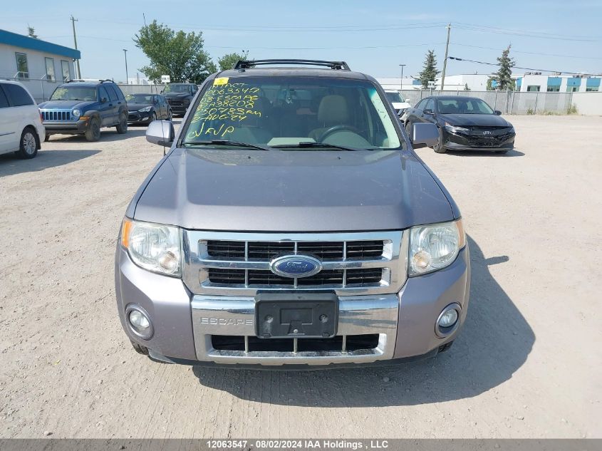 2008 Ford Escape Hev VIN: 1FMCU59HX8KA38208 Lot: 12063547