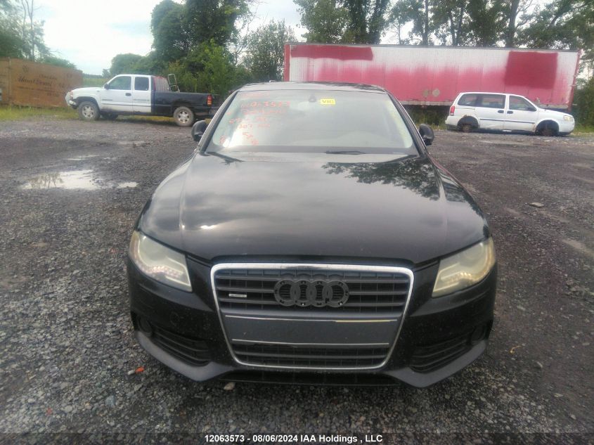 2009 Audi A4 VIN: WAULF68K09A229240 Lot: 12063573