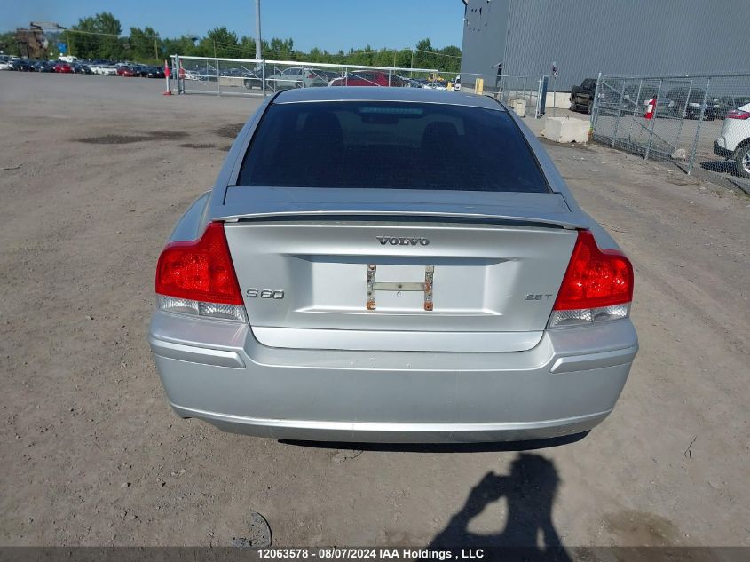 2006 Volvo S60 VIN: YV1RS592762552007 Lot: 12063578