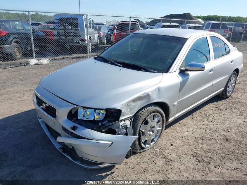 2006 Volvo S60 VIN: YV1RS592762552007 Lot: 12063578