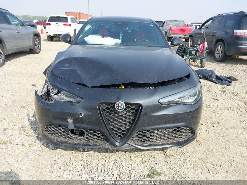 2022 Alfa Romeo Giulia Ti Veloce Awd VIN: ZARFANBN4N7652718 Lot: 12063585