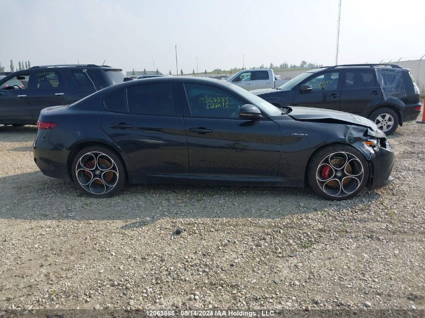 2022 Alfa Romeo Giulia Ti Veloce Awd VIN: ZARFANBN4N7652718 Lot: 12063585