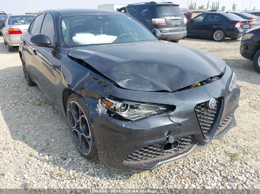 2022 Alfa Romeo Giulia Ti Veloce Awd VIN: ZARFANBN4N7652718 Lot: 12063585