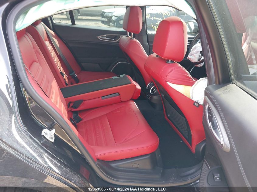 2022 Alfa Romeo Giulia Ti Veloce Awd VIN: ZARFANBN4N7652718 Lot: 12063585