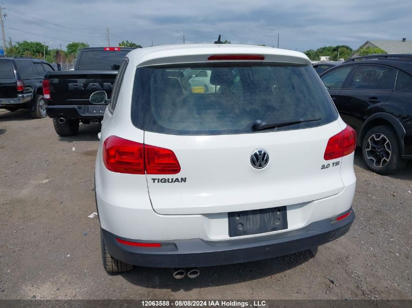 2013 Volkswagen Tiguan VIN: WVGKV3AX3DW570497 Lot: 12063588