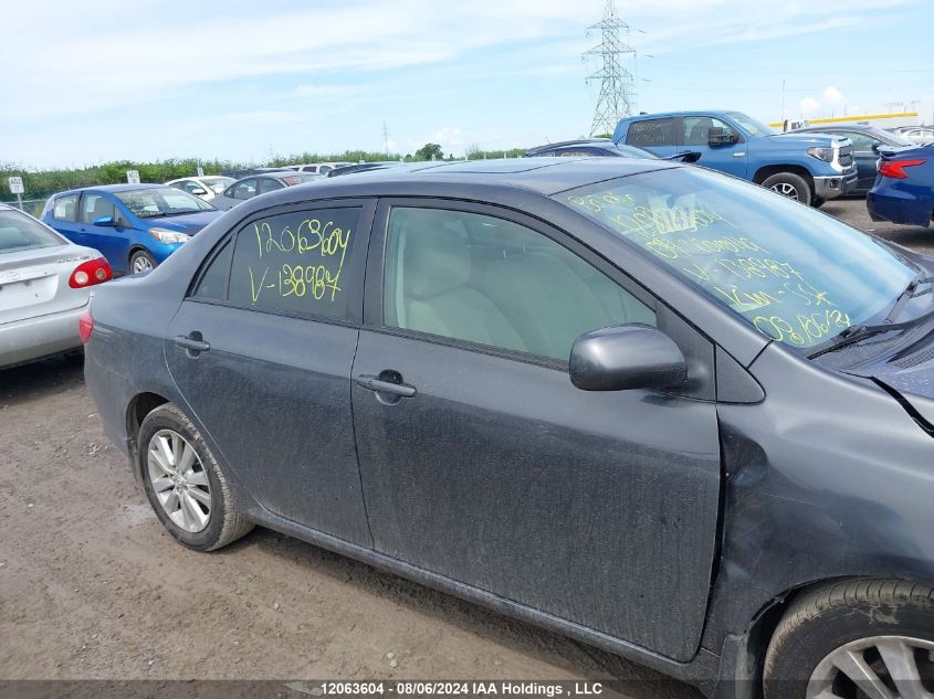 2009 Toyota Corolla VIN: 2T1BU40E19C138987 Lot: 12063604