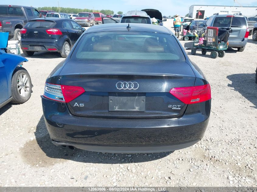 2013 Audi A5 VIN: WAUCFBFR6DA054154 Lot: 12063606