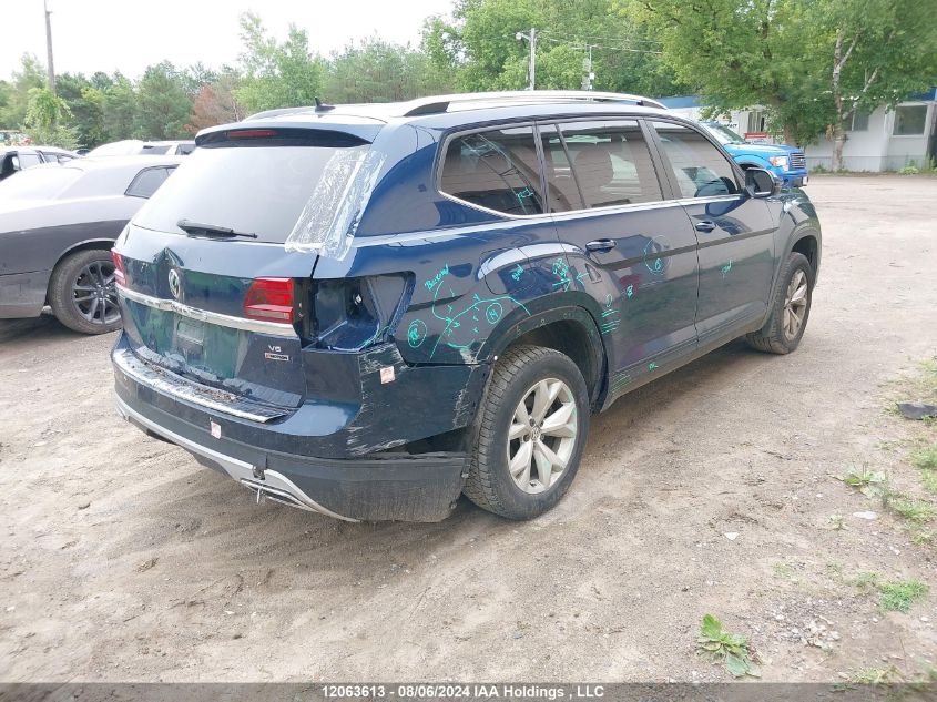 2018 Volkswagen Atlas VIN: 1V2HR2CA4JC509371 Lot: 12063613