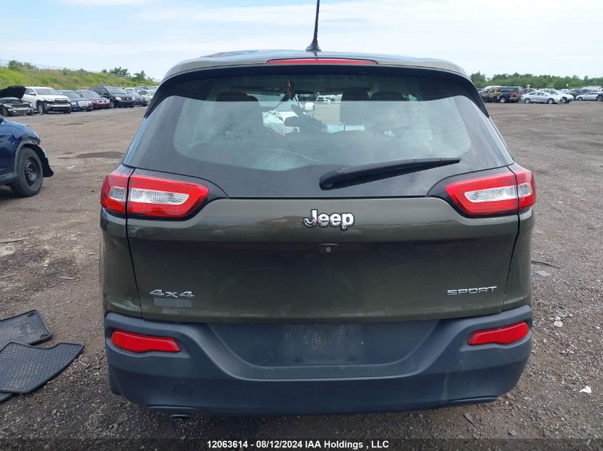 2015 Jeep Cherokee Sport VIN: 1C4PJMABXFW537824 Lot: 12063614