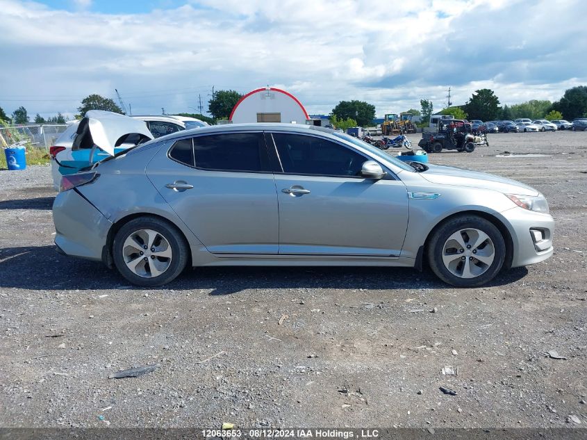 2014 Kia Optima Hybrid VIN: KNAGM4AD1E5071226 Lot: 12063653