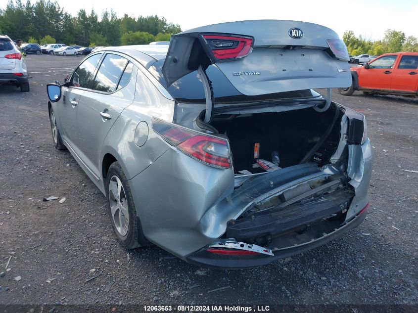 2014 Kia Optima Hybrid VIN: KNAGM4AD1E5071226 Lot: 12063653