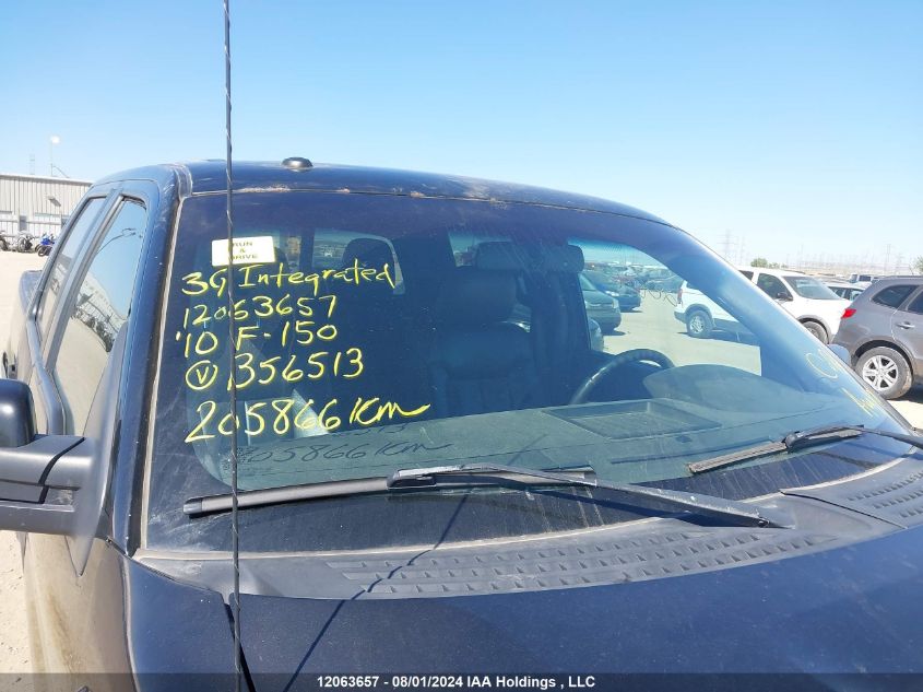 2010 Ford F-150 VIN: 1FTFW1EV4AFB56513 Lot: 12063657