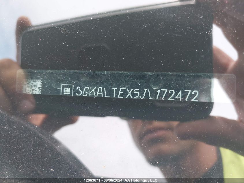 2018 GMC Terrain Sle VIN: 3GKALTEX5JL172472 Lot: 12063671