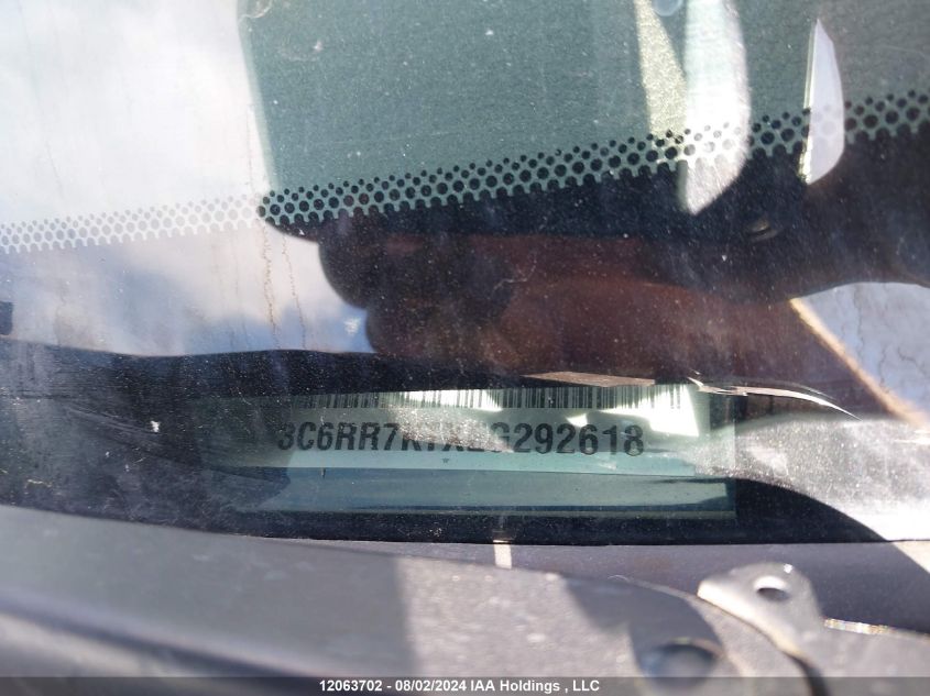 2014 Ram 1500 St VIN: 3C6RR7KTXEG292618 Lot: 12063702