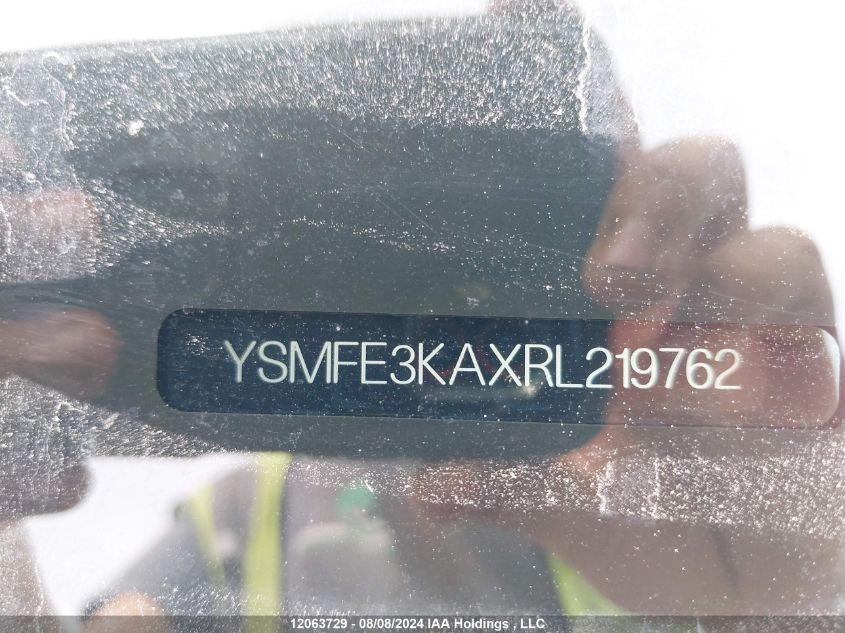 2024 Polestar 2 VIN: YSMFE3KAXRL219762 Lot: 12063729