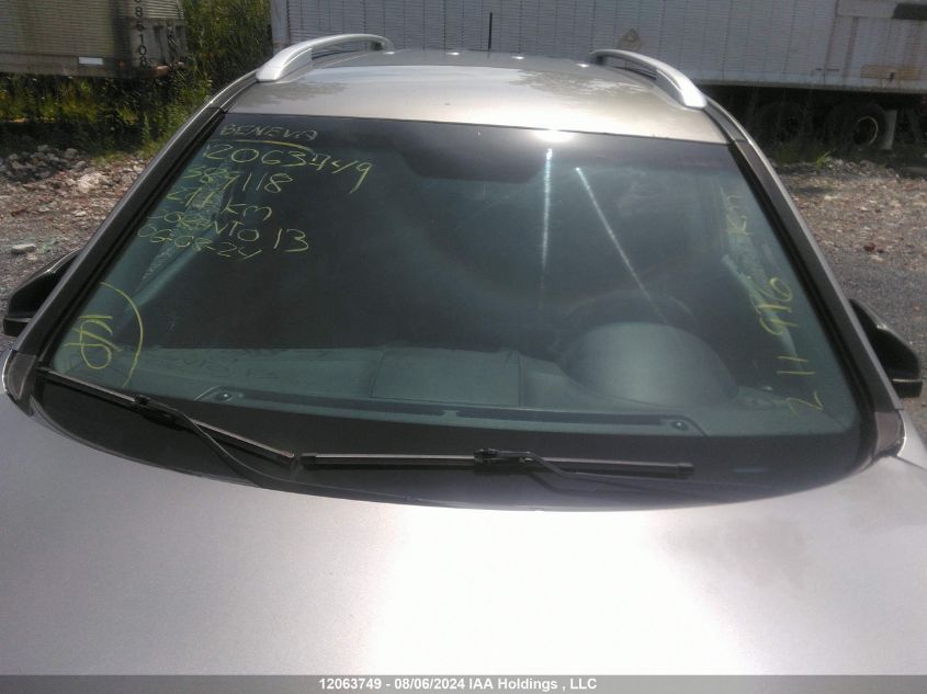 2013 Kia Sorento Lx VIN: 5XYKTDA24DG389118 Lot: 12063749