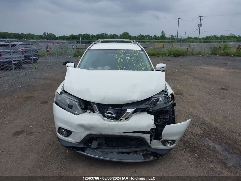 2016 Nissan Rogue VIN: 5N1AT2MV8GC844093 Lot: 12063766
