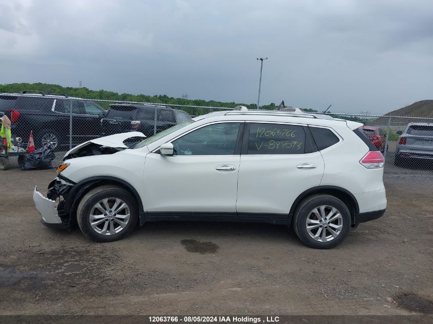 2016 Nissan Rogue VIN: 5N1AT2MV8GC844093 Lot: 12063766