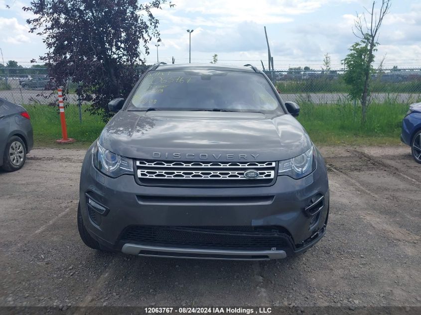 2017 Land Rover Discovery Sport VIN: SALCR2BG6HH665113 Lot: 12063767