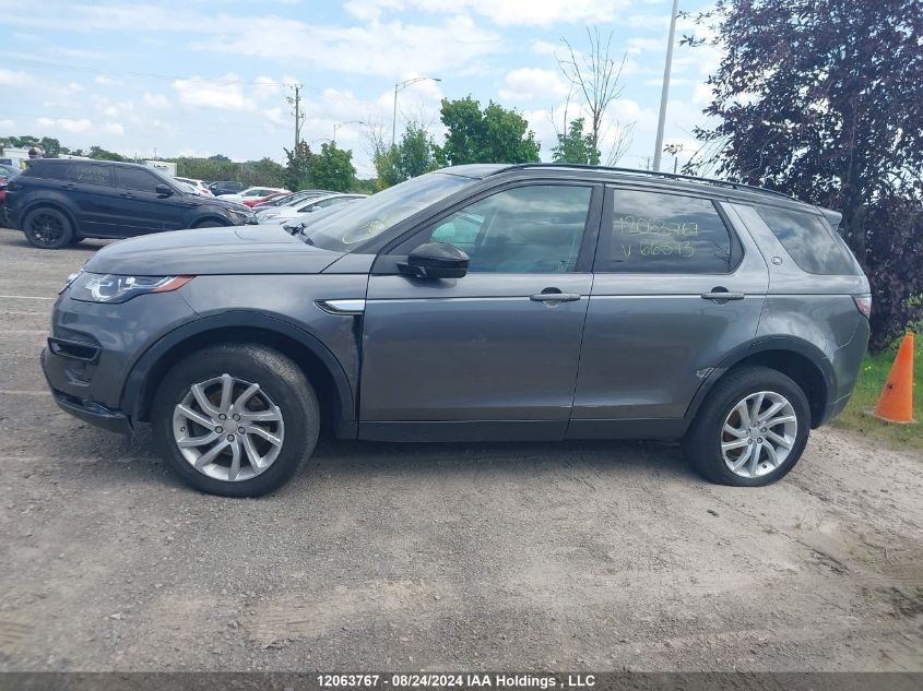 2017 Land Rover Discovery Sport VIN: SALCR2BG6HH665113 Lot: 12063767