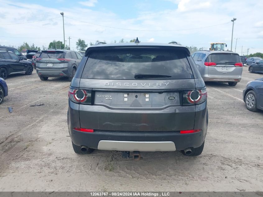 2017 Land Rover Discovery Sport VIN: SALCR2BG6HH665113 Lot: 12063767