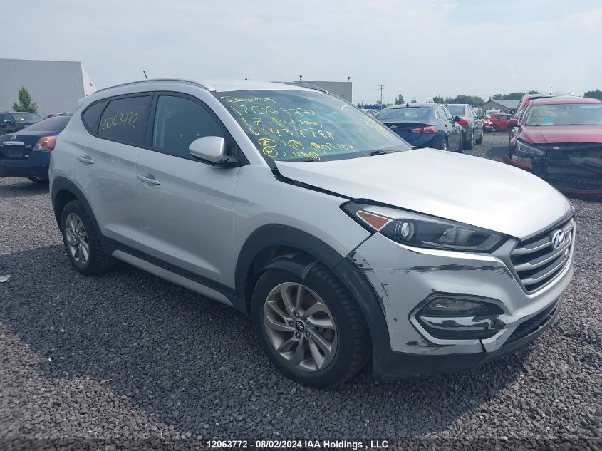 2017 Hyundai Tucson Premium VIN: KM8J33A40HU437768 Lot: 12063772