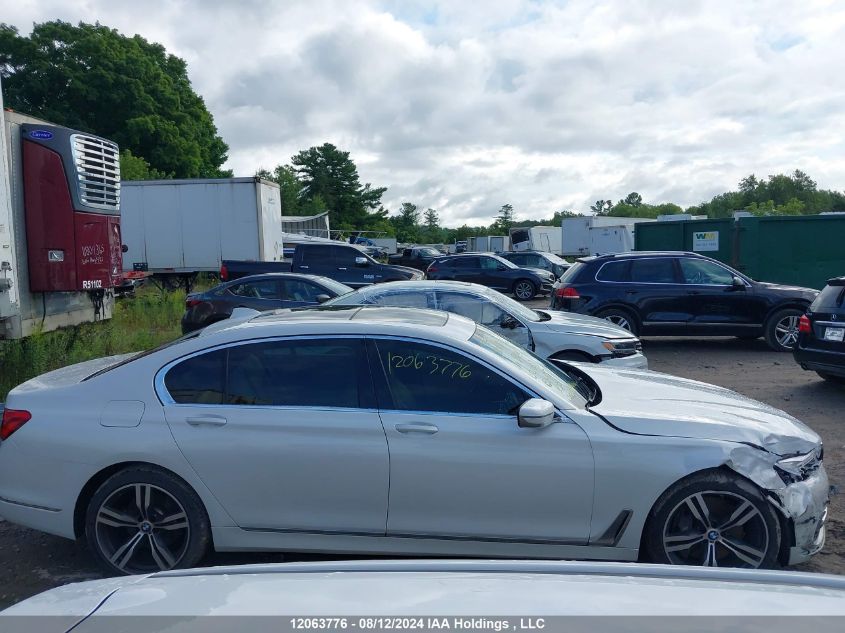 2016 BMW 7 Series VIN: WBA7F2C50GG421053 Lot: 12063776