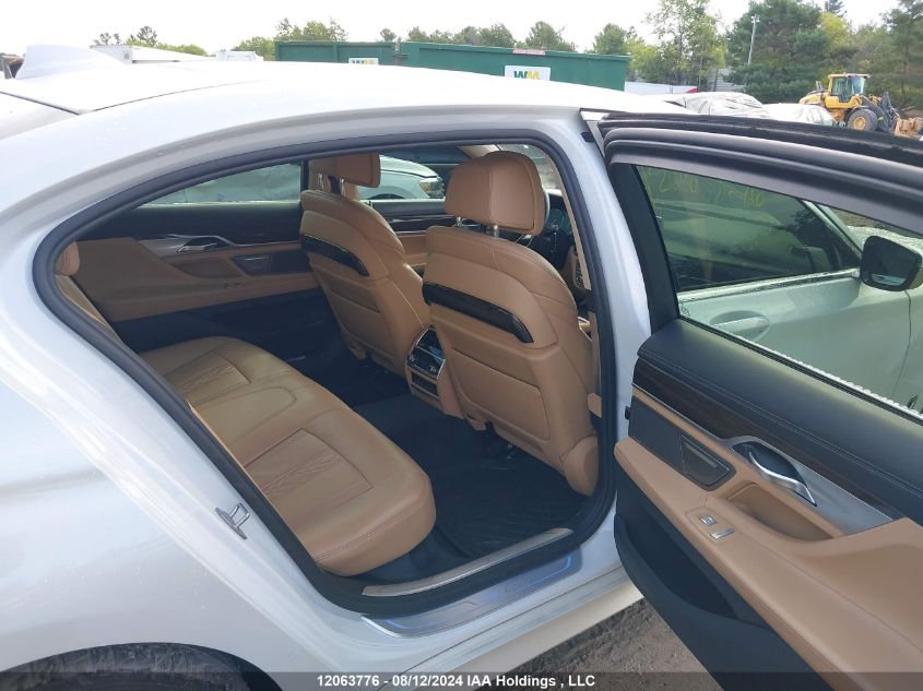 2016 BMW 7 Series VIN: WBA7F2C50GG421053 Lot: 12063776