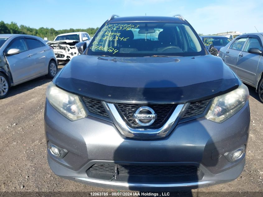 2014 Nissan Rogue S/Sl/Sv VIN: 5N1AT2MV5EC831346 Lot: 12063785