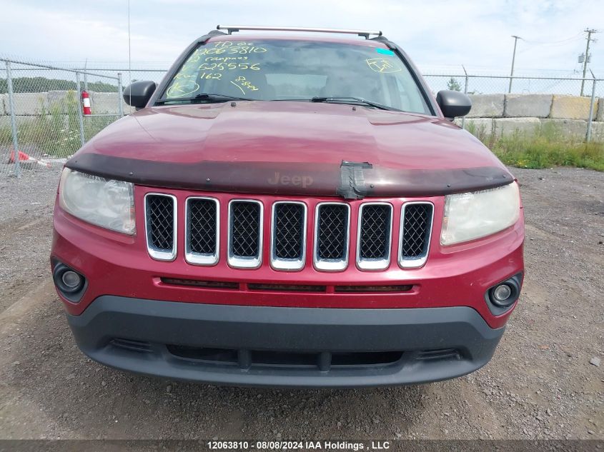 2012 Jeep Compass VIN: 1C4NJDAB8CD525556 Lot: 12063810