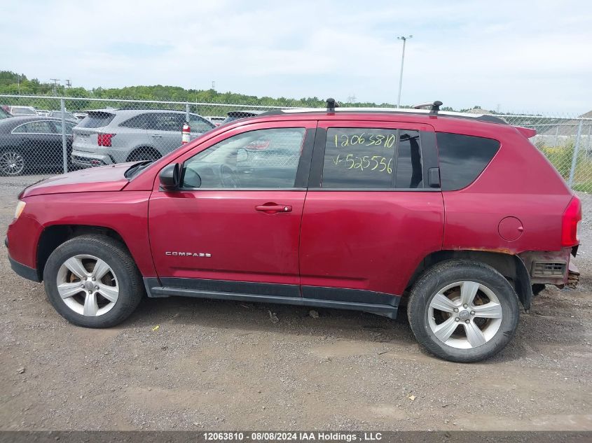 2012 Jeep Compass VIN: 1C4NJDAB8CD525556 Lot: 12063810