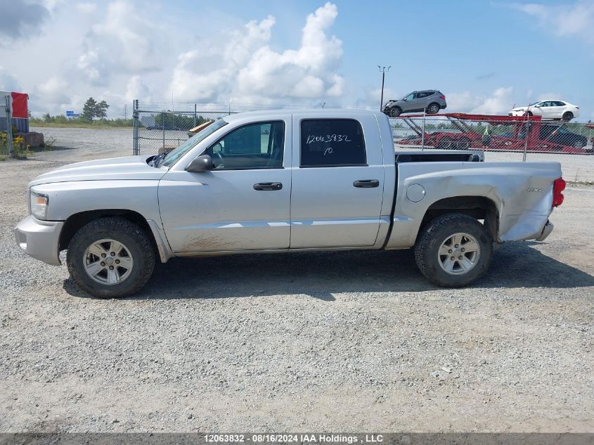 1D7CW3GK7AS212085 2010 Dodge Dakota Sxt