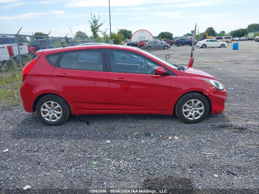 2013 Hyundai Accent VIN: KMHCT5AE6DU110329 Lot: 12063850