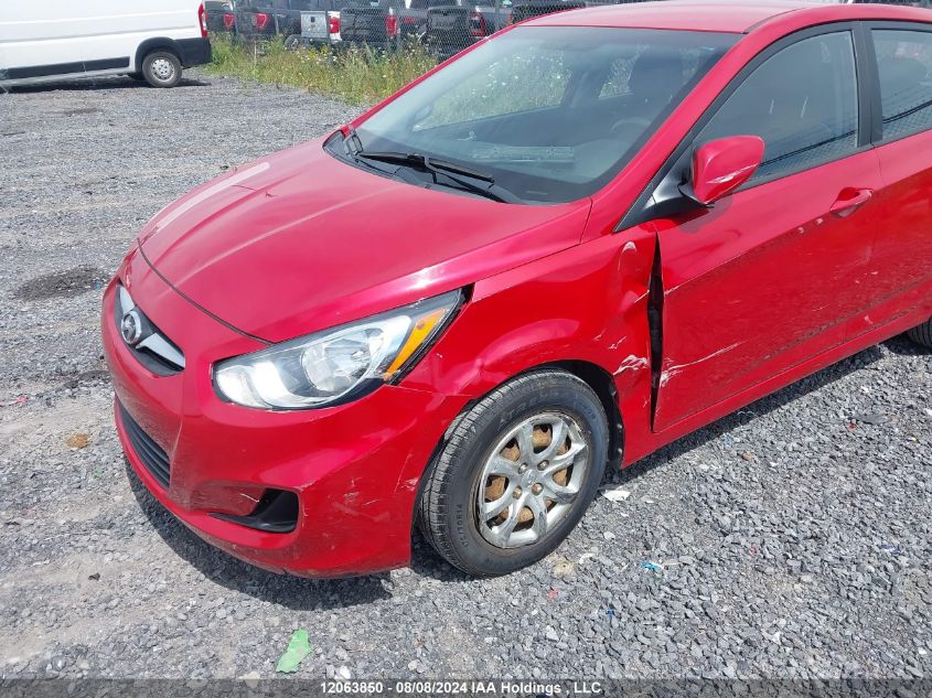 2013 Hyundai Accent VIN: KMHCT5AE6DU110329 Lot: 12063850