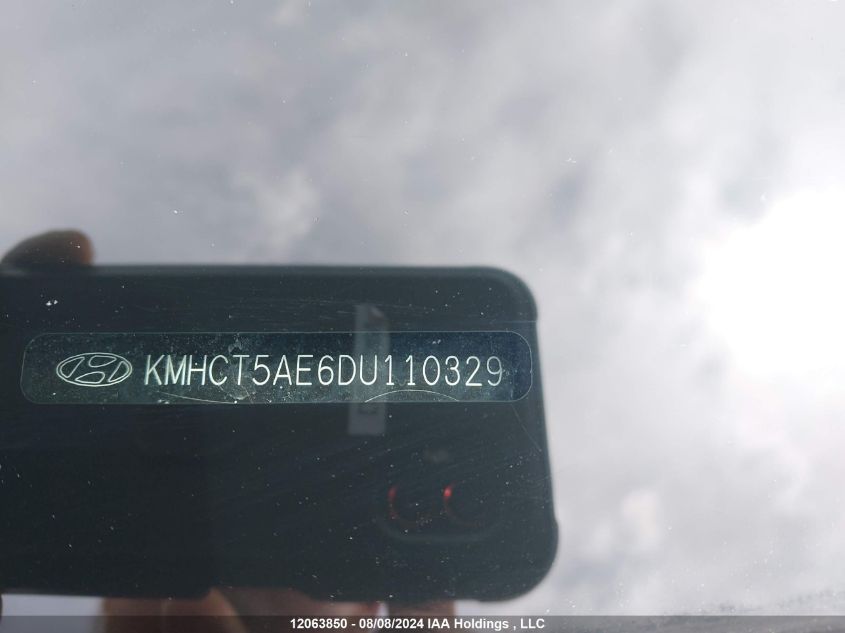 2013 Hyundai Accent VIN: KMHCT5AE6DU110329 Lot: 12063850